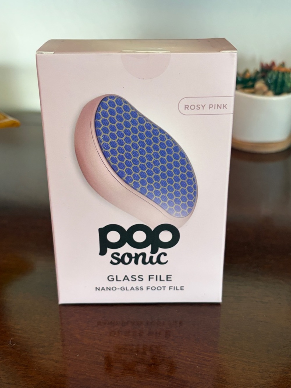 Pop Sonic Mango Nano Glass Foot File ~ Rosy Pink